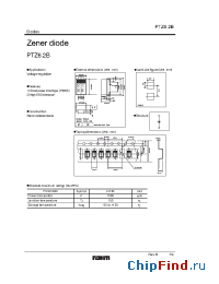 Datasheet PTZ10B manufacturer Rohm